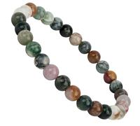 MOTIBACK Crystal Bracelet, Multicolor Beaded Bracelets for Luck and Anxiety Relief, Natural Stone Bracelet Crystal Jewelry for Women & Men Christmas Birthday Gift