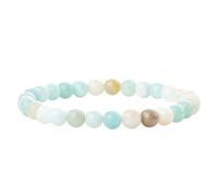 MOTIBACK Crystal Bracelet, Natural Healing Stone Beaded Bracelets for Confidence, Anxiety Relief Bead Bracelet, Multi Color Trendy Jewelry Gifts for Women Men