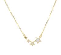 MOTIBACK Dainty Gold Star Necklace for Women, Delicate Initial Pendant Necklace | Non Tarnish Long Gold Necklace, Minimalist Star Charm, Ladies Love Everyday Jewelry Gift