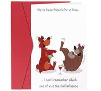 MOTIBACK Funny Birthday Cards for Men Women - We've Been Friends for So Long - Humorous Bday Greeting Card for Him Her Friend Colleague, 12 cmx18 cm with Envelope