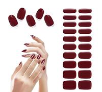 MOTIBACK Solid Color Gel Nail Stickers, Rose Pink Semi-Cured Nail Wraps with UV/LED Curing for Salon-Quality Nail Art