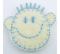 Motif Baby Boy or Girl Face Feeding Bottle Iron or Sew On 4 Types Buy 1 2 4 663D, Boy Face 35 by 30mm, 1