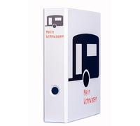 Motif Folder My Caravan DIN A4 - Sturdy PVC Folder with 2-Ring Mechanism, Made in Germany, Collector's Folder for Documents and Documents, No Import
