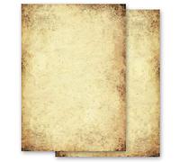 Motif Letter Paper! Antique & History Old Paper 100 Sheets DIN A6 - Paper-Media