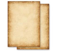 Motif Letter Paper! Antique & History Rustic 100 Sheets DIN A5 - Paper-Media