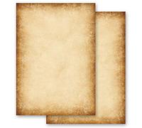 Motif Letter Paper! Antique & History Rustic 20 Sheets DIN A4 - Paper-Media