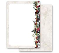 Motif Letter Paper! Christmas Mistletoe 20 Sheets DIN A4
