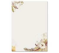 Motif Letter Paper! Flowers & Petals, Seasons - Autumn Autumn Garden 100 Sheets DIN A6 - Paper-Media