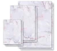Motif Letter Paper! Marble & Structure Marble Lilac 100 Sheets DIN A4 - Paper-Media