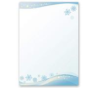 Motif Letter Paper! Seasons - Winter Snowflakes 20 Sheets DIN A4 - Paper-Media