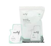 Motif Medical Breastmilk Storage Bags - Breastmilk Freezer Bags w/Easy Pour Spout, Write-On Label - Leak-Proof Double Zipper Milk Bags for Breastmilk - Breastfeeding Mom Gifts (6 oz, 100 Count)