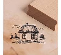 Motif Stamp "Little House in the Nature" 48 x 28 mm Cottage