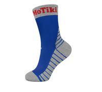 MoTiki Waterproof Socks | 100% Waterproof Breathable Socks for Men, Women & Children | COOLMAX Core Fabric | Caerulus Blue | M