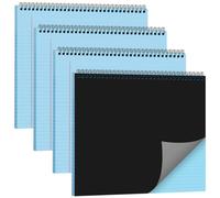 MotiMind 4 Pcs Legal Pads Spiral Landscape 11x9.5 Blue