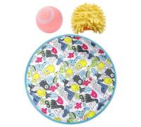 Motion Activated Interactive Cat Toys, Motion Ball for Cats | Hedgehog Cat Toy with Motion Activated Squeak Covered - The Rechargeable Interactive Toy