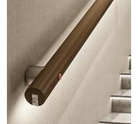 Motion Activated LED Stair Railing, 24V Low Voltage Safety Handrail for Home or Hotel, Strong Load-Bearing Retro Design