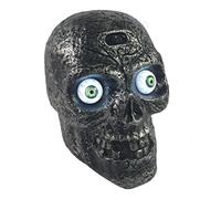 Motion Activated Skull with Glowing Eyes and Creepy Sounds - Halloween Prop Decoration