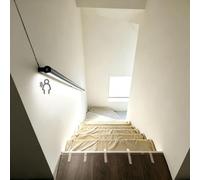 Motion Activated Stair Lights Black, Led Handrail Light for Night Safety