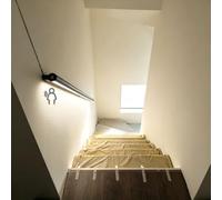 Motion Activated Stair Lights Black, Led Handrail Light for Night Safety