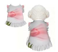 Motion Blur Tulip S Pet Apparel for Small Dogs-Cute Summer Outfit for Puppy, Soft Breathable Pet Clothes for Cat
