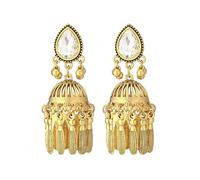 Motion Chain Decoration Earrings Vintage Inspired Open Ornamentation Plan Stumpy Zirconia Wedding Jewelry Multiple Occasion Crystal Earrings