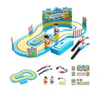 Motion Control Racing Game - 54.6cm Tabletop Racings Board, Wireless Interactive Play Set | Fast Paced Wristband Operated Race Toy for Family Bonding Birthday Celebration Home Entertainment Activities