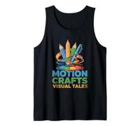 Motion Crafts Visual Tales Animation Draw Sketch Animate Tank Top