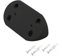 Motion Detector Corner Bracket for ADT Systems 90 Degree Wall Mount Enhanced Security for PLA Material Compact Size 10x5.7x2.8CM White Gray Black for Indoor Outdoor Installation(Black)