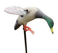 Motion Duck Decoy - Flexible Wing Design, Battery Operated Remote Control Electric Decoy, Realistic Waterfowl Attractant | Hunting Gear for Duck Hunting