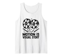 Motion Is Visual Story Animation Draw Sketch Animate Tank Top