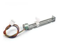 motion micro 1pcs 5V DC 2 Phases 4 Wires 15mm Micro Linear Actuator 80mm Stroke Linear Screw Slide Stepping Motor Screw Nut geared slide