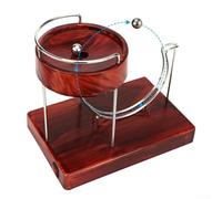 Motion Sculpture for Learning Science Newton's Law Art Ball Office Decor (Wine Red)