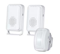 Motion Sensor Alarm Door Chime for Business When Entering Store Entry Alert Welcome Buzzer Monitor Alarm for Home Elderly kids Caregiver Reminder, LED Indicator & Vibration