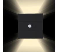 Motion Sensor Application, Sensor Lights for Hallways | 2 Colors Bedside Lights | Adjustable Brightness, Modern Wall Lamps for Living Room Bedroom Decor