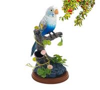 Motion sensor - Battery Powered Induction | Lifelike Voice Activated Chirping Figure with Electric Movement, Vivid Sound Toy for Indoor Garden Living Room Outdoor Display Use
