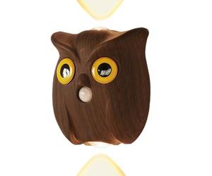 Motion Sensor Bedroom Lamp - Owl Shape Desk Lamps, LED Desk Light for Indoor Spaces, Table Lamp with Three Color Modes, Bedside Lamps, Reading Light for Bedroom Stairs Kitchen Porch Patio Fence Use