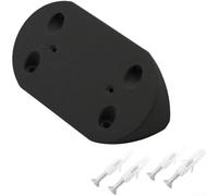 Motion Sensor Corner Bracket PIR Infrared Detector Mount 90 Degree Angle - Sturdy Plastic Wall Holder for Home Security System Compact Design 10x5.7x2.8cm(Black)