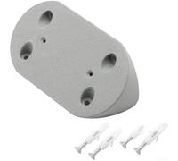 Motion Sensor Corner Bracket PIR Infrared Detector Mount 90 Degree Angle - Sturdy Plastic Wall Holder for Home Security System Compact Design 10x5.7x2.8cm(Gray)