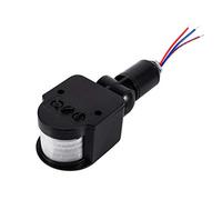 Motion Sensor Detector with Switch, LED Outdoor 90~250V 180 Degree Security Infrared PIR Motion Sensor Detector Wall Light Switch, Wide Detection Range, Easy to install