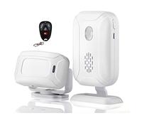 Motion Sensor Doorbell for Business Store Welcome Buzzer Monitor, Entry Alert Infrared Motion Detector Door Chime for Elderly Caregiver Reminder with Remote Controller