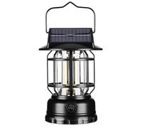 Motion Sensor Lantern - Solar Tent Flashlight for Camping Adventures Outdoor Garden Light with Hanging Hook | Landscape Hiking Lighting Decora
