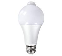 Motion Sensor LED Light Bulbs , Movement Activated, 3000K Warm White 12W(100W Equivalent) A19 E27, Dusk to Dawn Security Bulbs for Entrance Porch Stairs Garage Closet (Warm White-3000K)