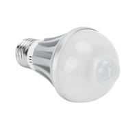 Motion Sensor Light Bulb 7W Human Body Activated for Warehouses Garages E27 Warm White 1 Unit