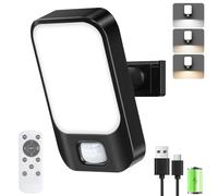Motion Sensor Light Outdoor 10000mAh Rechargeable Battery Powered 600 Lumen