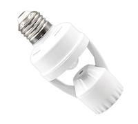 Motion Sensor Light Socket - Screw Fix Ceiling Lighht Adapter | Motiion Activated Soocket With Adjustable Sensitivity | Ligght Senssor Sockket For Basement Garage Hallway Closet