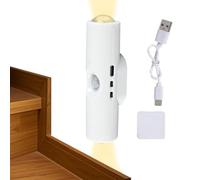 Motion Sensor Light | Wireless Stick on Hallway Lamp | Bright Smart Magnetic Cordless Nightlight for Bedroom Kitchen Indoor Under Closet Home Room