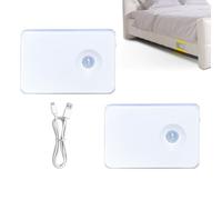Motion Sensor Lights - 2 Pieces LED Motion Sensor Lamp, Warm Stair Light, TYPE-C Charging For Indoor Bathroom | Cabinets Countertop Entrance Door Coul