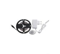 Motion Sensor Lights Indoor | DC5V Battery-Operated LED Under Cabinet Kitchen Strip Lights | Cupboard Shelf Stair Wardrobe Light Warm White Led Strip(warm light-3M)