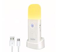 Motion Sensor Lights Indoor，Rechargeable Portable LED Night Light with USB Cable,Cordless Wall Light with Auto/On/Off for Cupboard, Wardrobe, Closet, Kitchen, Stairs, Bedroom, Hallway