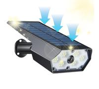 Motion Sensor Outdoor Lights, 3 Modes 46LED Solar Motion Lights, 90° Adjustable Waterproof Solar Flood Lights Outdoor for Garden, Yard, Fence, Garage, Patio Solar Motion Lights Solar Flood Lights Outd